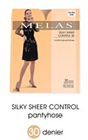 Melas Silky Sheer Control Top 30 denier