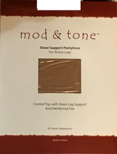 Mod & Tone Sheer Support Pantyhose 30 Denier - 3020