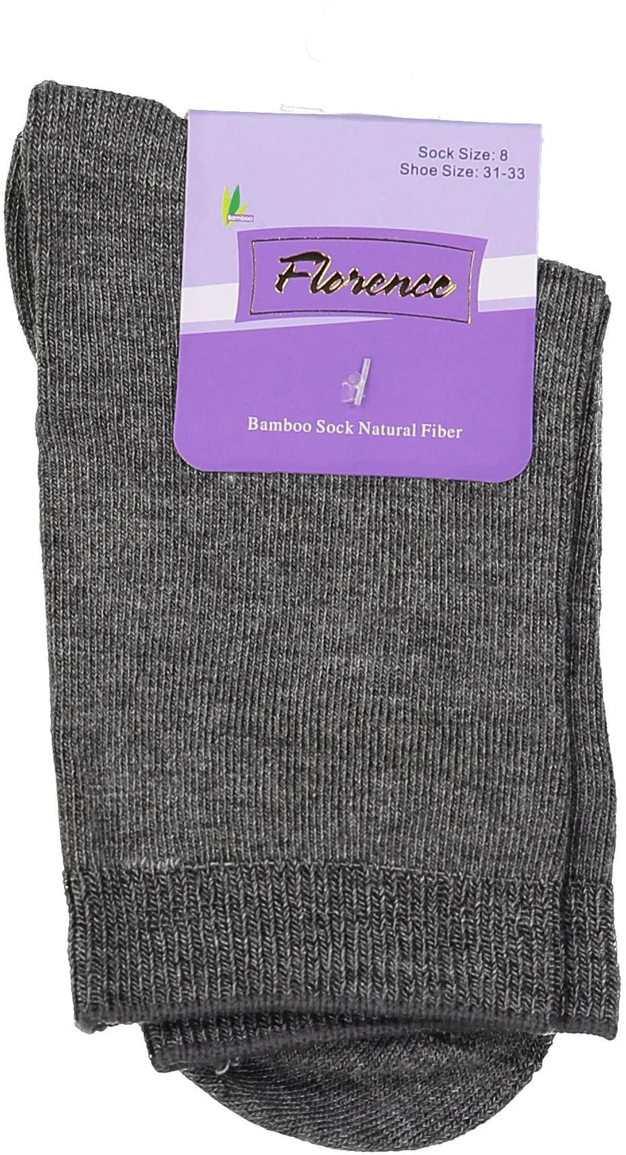 Florence Bamboo Cotton Crew Sock Style -179