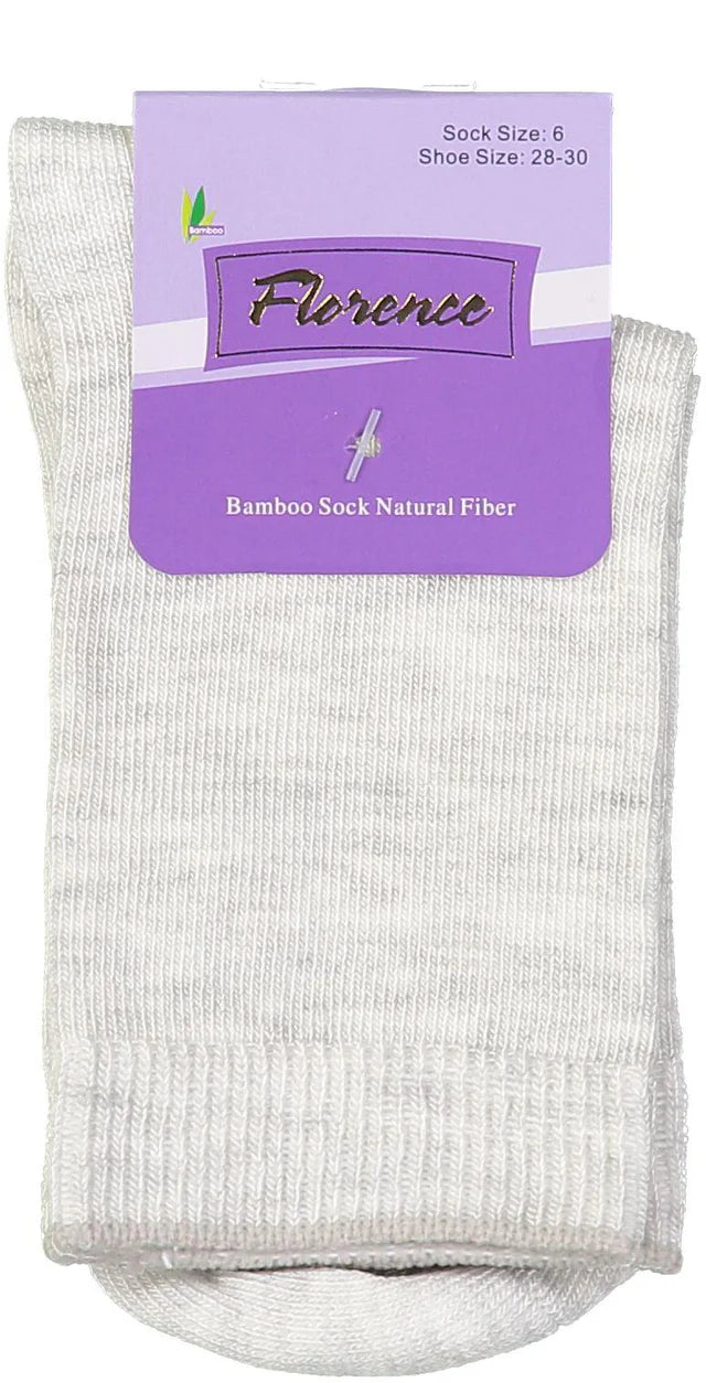 Florence Bamboo Cotton Crew Sock Style -179