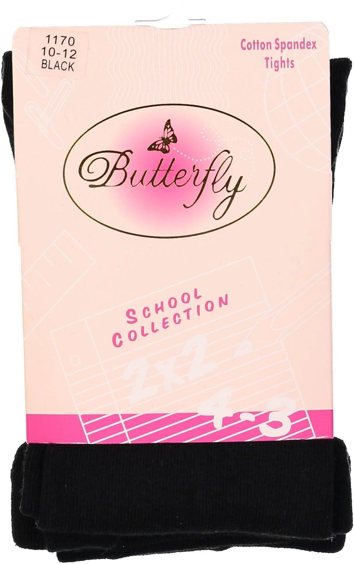 Butterfly Infant Flat Cotton Knit Tights - 1170