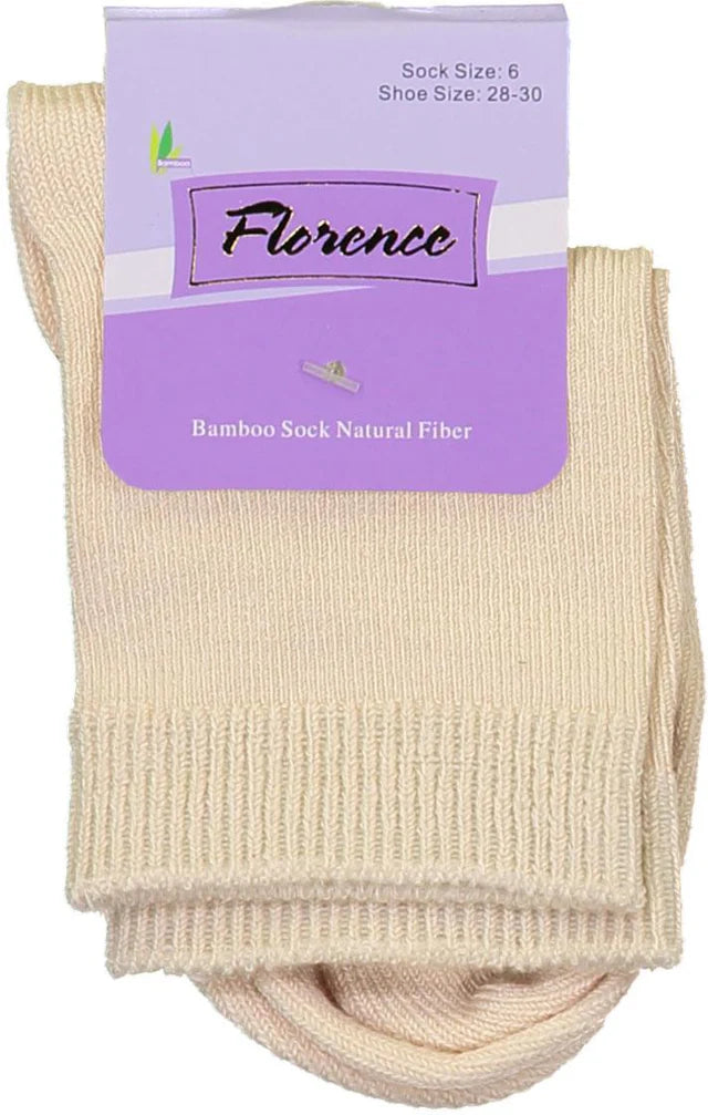 Florence Bamboo Cotton Crew Sock Style -179