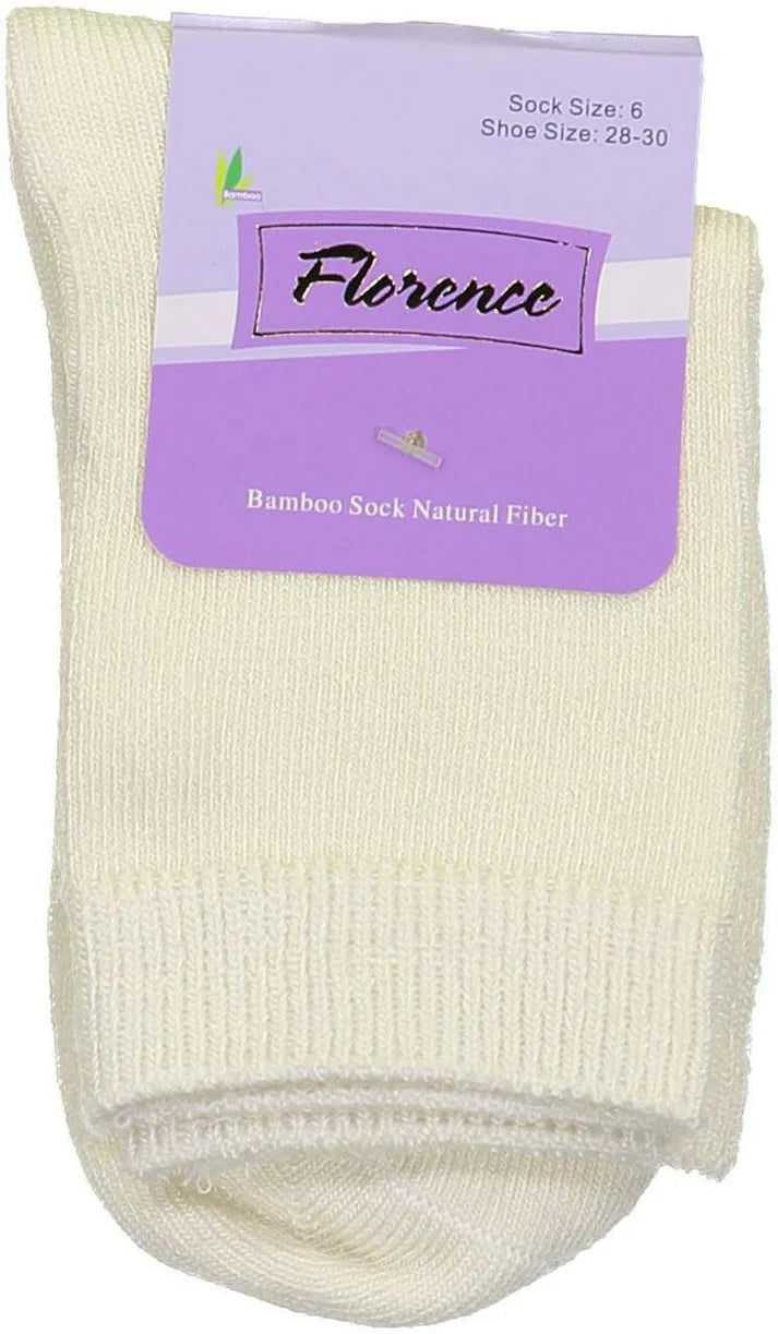 Florence Bamboo Cotton Crew Sock Style -179