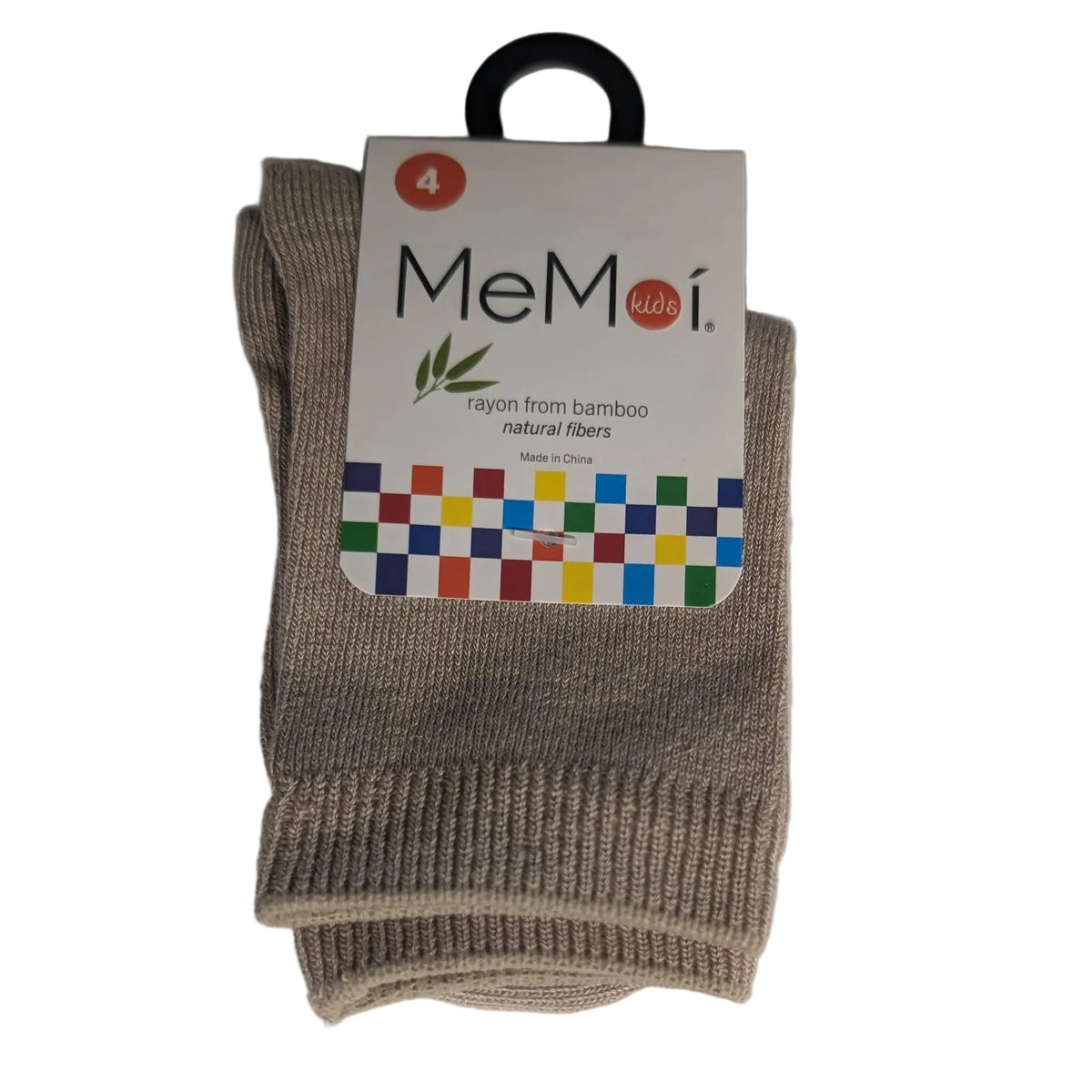 Memoi Bamboo Crew Sock MK 6166