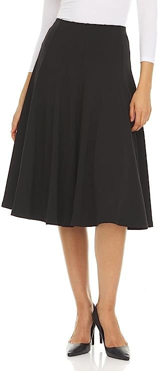 Kiki Rikki Cotton Panel Skirt