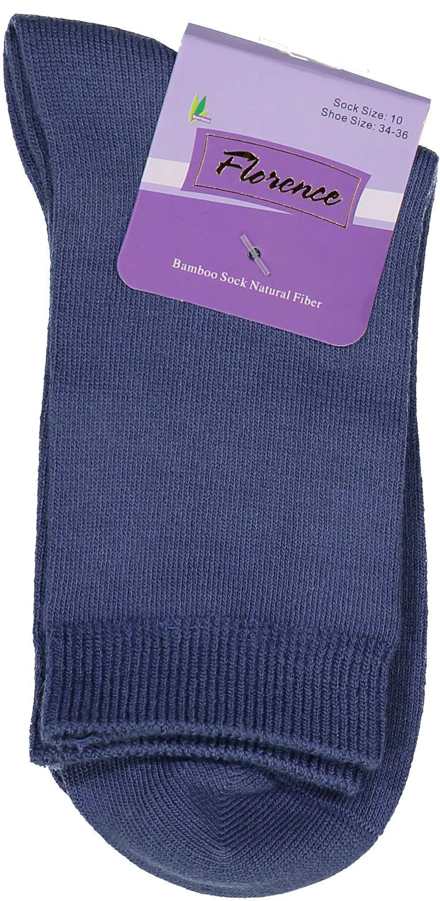 Florence Bamboo Cotton Crew Sock Style -179