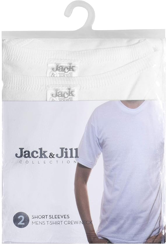 Jack & Jill Men's Crew-Neck T-Shirts - 2 Pack