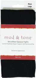 Mod & Tone Womens Microfiber Support Tights 60 Denier - 6020