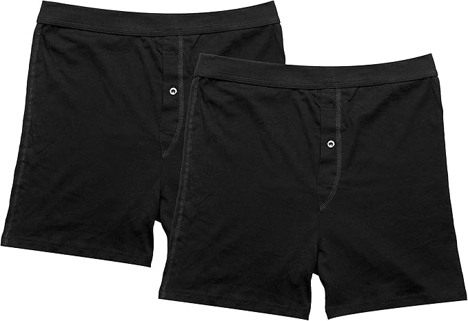 Jack & Jill Men's Knit Boxer Shorts 2-Pack