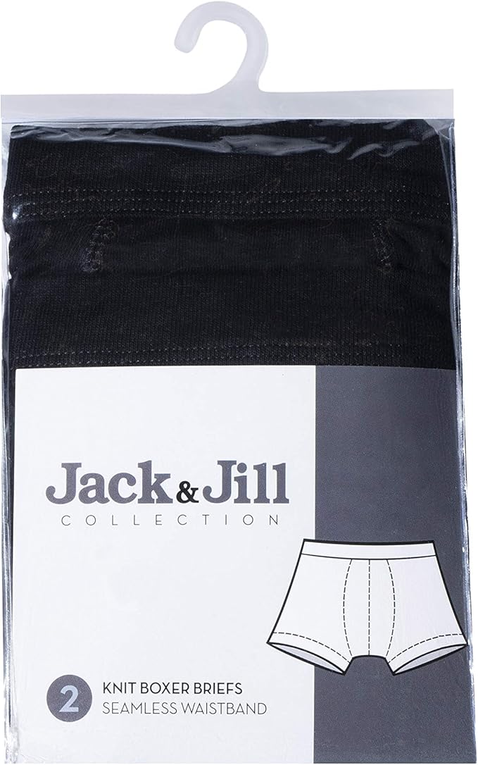 Jack & Jill Men's  Boxer Briefs  (2 Pack)