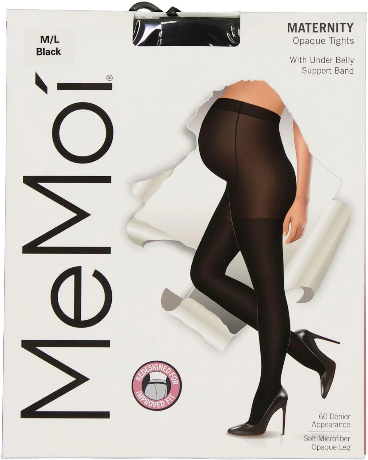 Memoi Womens Microfiber 60 Denier Opaque Maternity Tights - Ma-404
