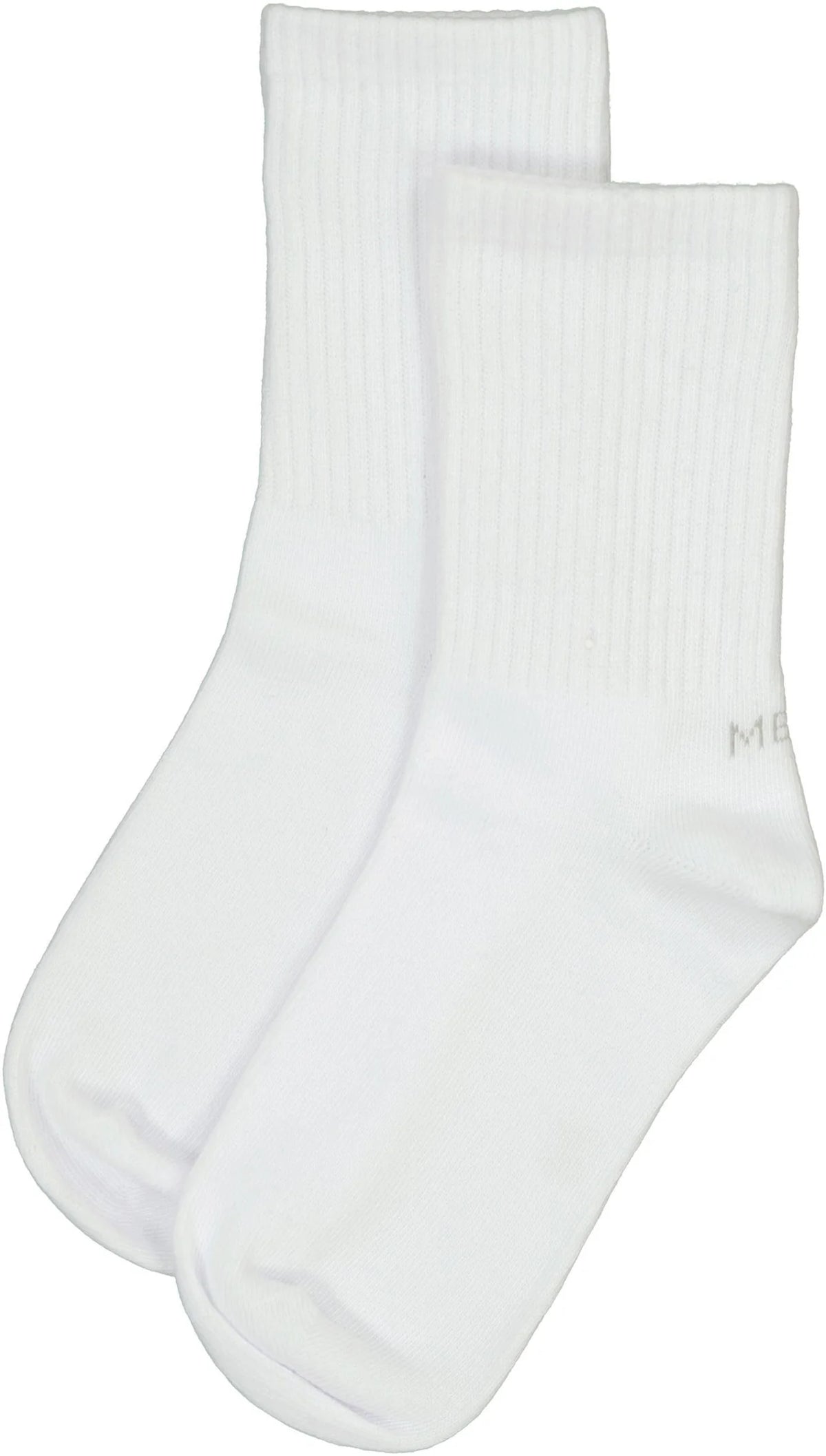 Memoi 2 Pair Pack Thin Ribbed Crew Socks MO - 612