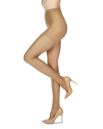 Melas Womens Matte Micro Super Sheer 10 Denier Control Shaper - As-619