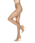 Melas Womens Matte Micro Super Sheer 10 Denier Control Shaper - As-619