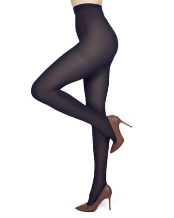 Melas Womens Opaque 60 Denier Microfiber Shaper Control Top Tights - At-713