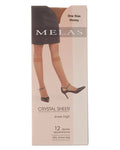 Melas Womens Silky Sheer Knee Highs - As-309