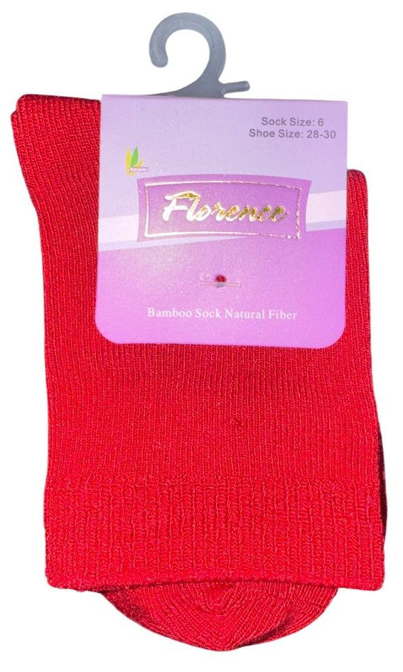 Florence Bamboo Cotton Crew Sock Style -179