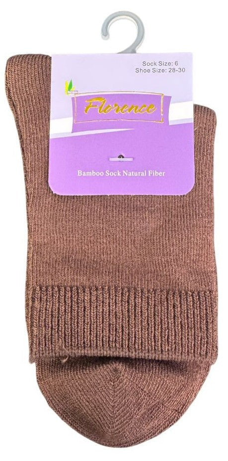 Florence Bamboo Cotton Crew Sock Style -179