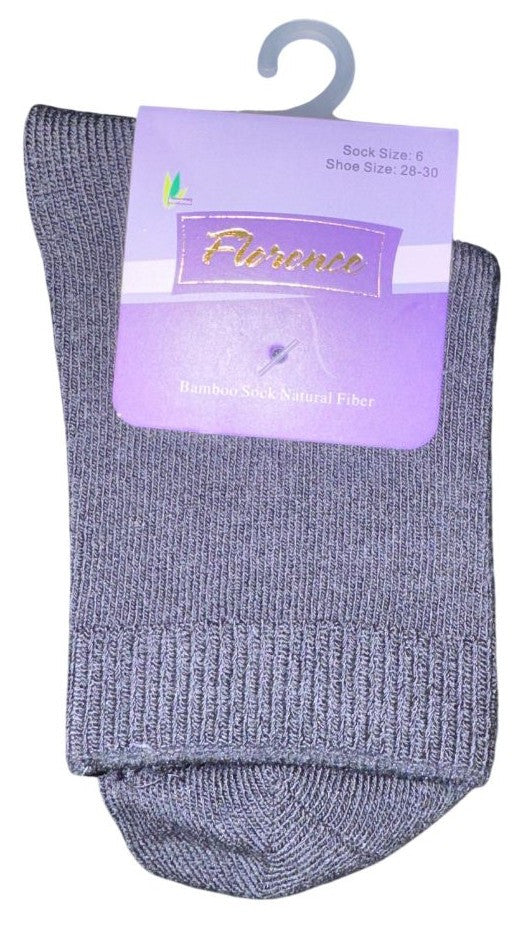 Florence Bamboo Cotton Crew Sock Style -179