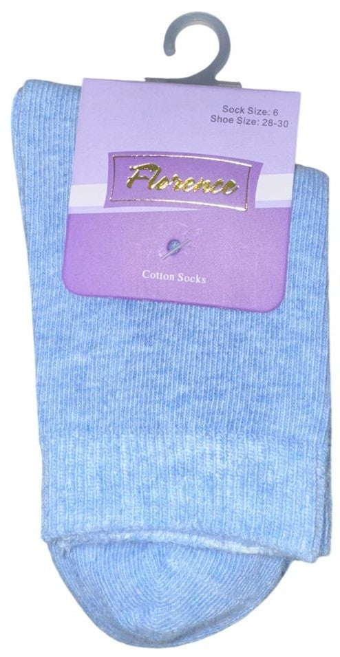 Florence Bamboo Cotton Crew Sock Style -179
