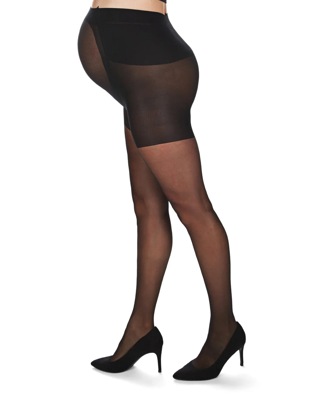 Memoi Womens 12 Denier Sheer Maternity Pantyhose with Extra Large Waist - Ma-401