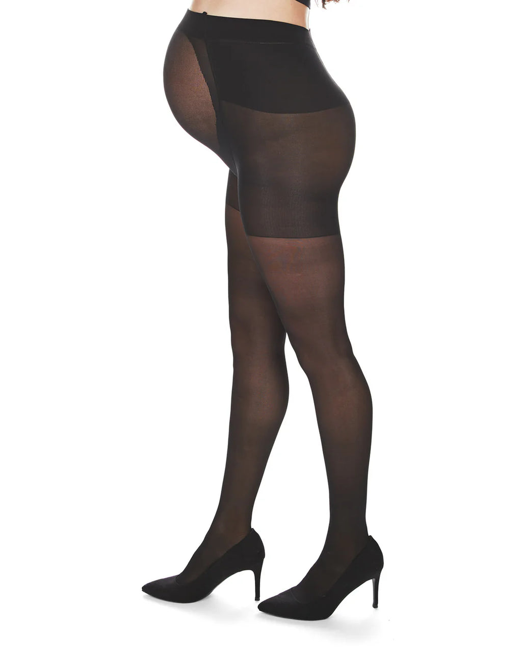 Memoi Womens 40 Denier Sheer Extra Support Maternity Tights - Ma-402