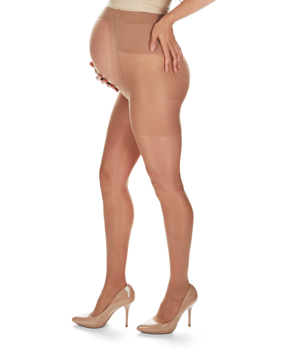 Memoi Womens 40 Denier Sheer Extra Support Maternity Tights - Ma-402