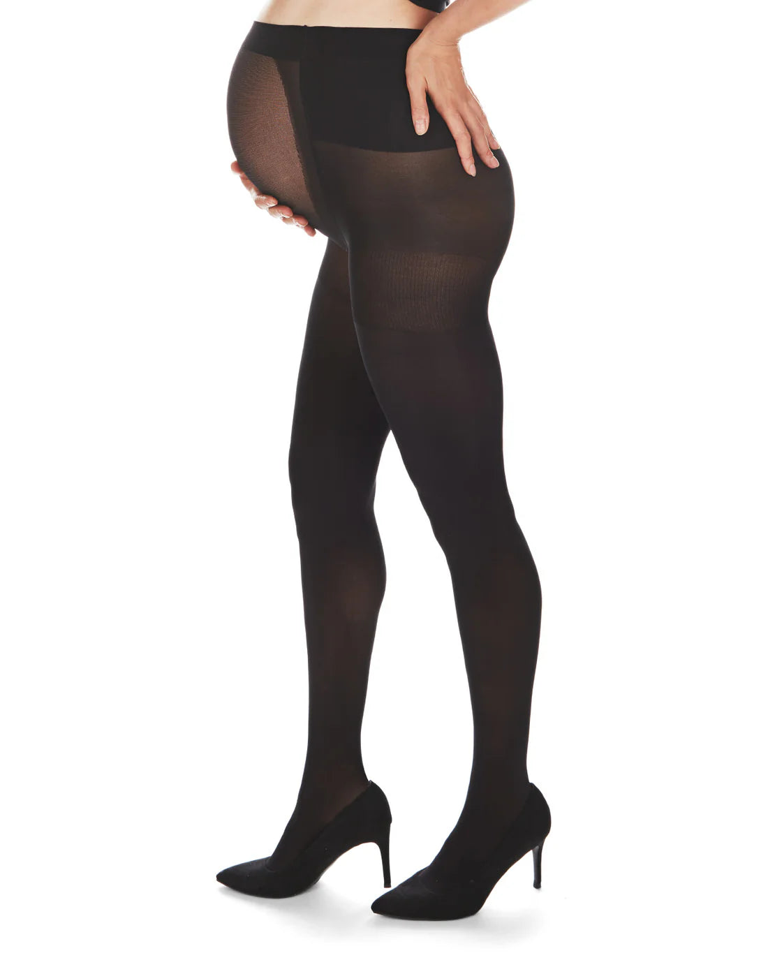 Memoi Womens Microfiber 60 Denier Opaque Maternity Tights - Ma-404