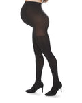 Memoi Womens Maternity 80 Denier Opaque Support Comfort Tights - Ma-405