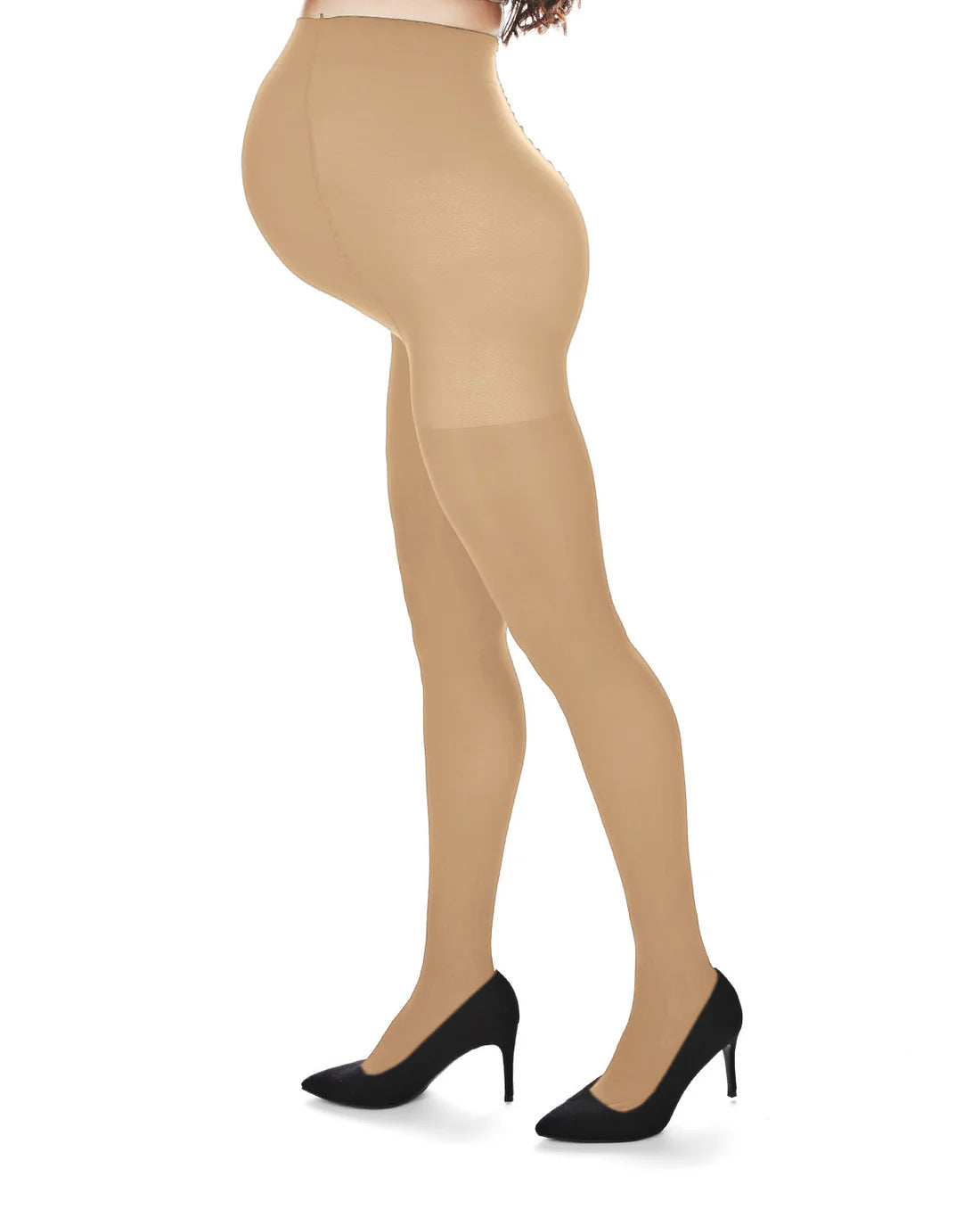Memoi Womens Maternity 80 Denier Opaque Support Comfort Tights - Ma-405