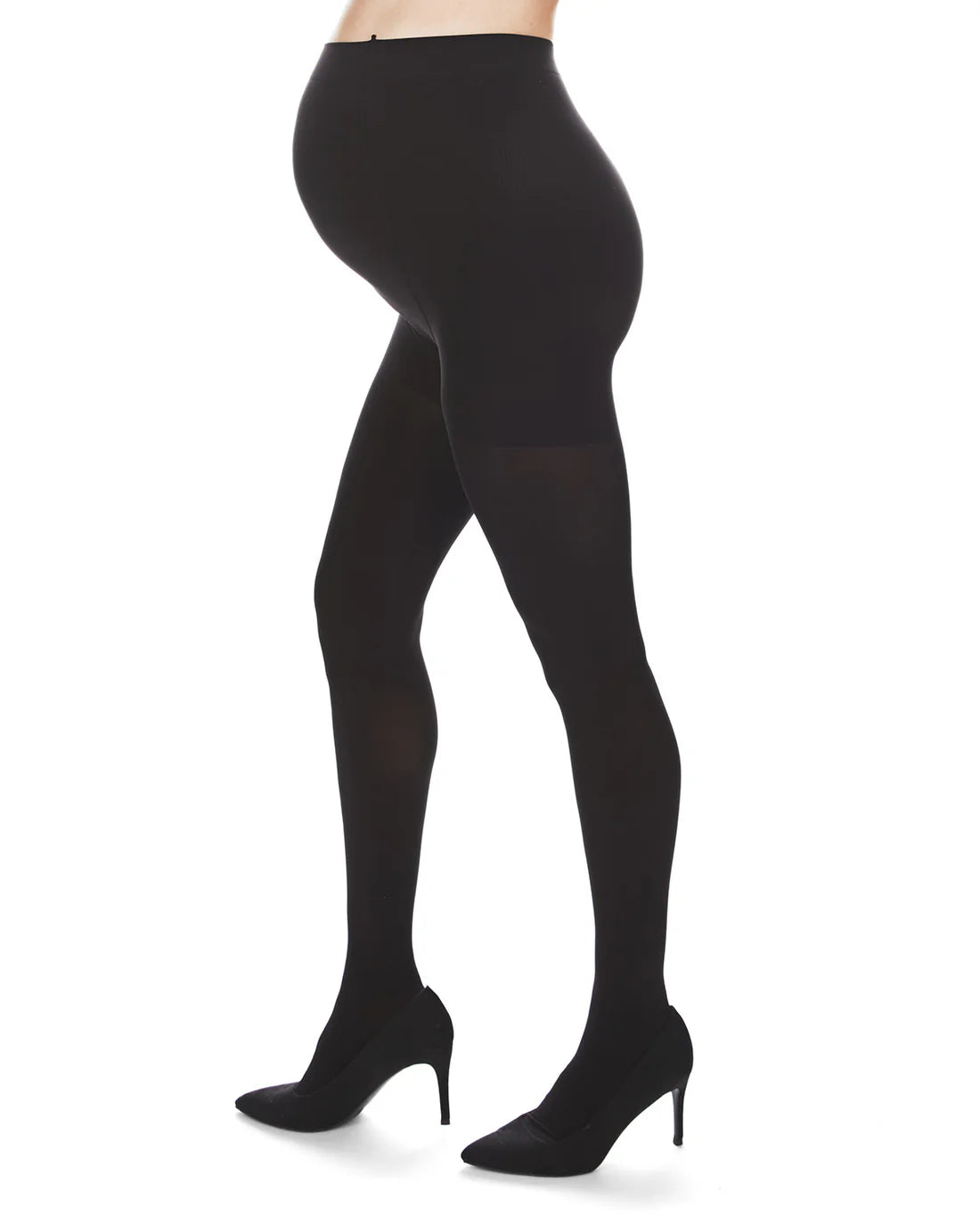 Memoi Womens Maternity 90 Denier Opaque Shaper Tights - Ma-892