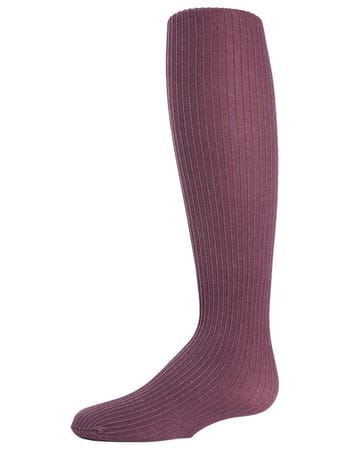Memoi Ribbed Heather Tights MK - 056