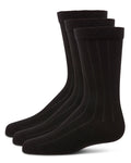 Memoi 3 Pair pack Boys Ribbed Crew Socks MK - 10950