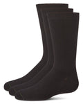 Memoi Bamboo Boys 3 Pair Pack Flat Socks MK - 10961