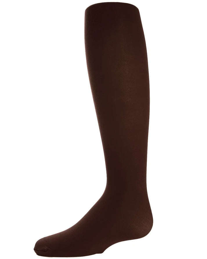 Memoi Girls Soft Pima Cotton Opaque Tights - Mk-301