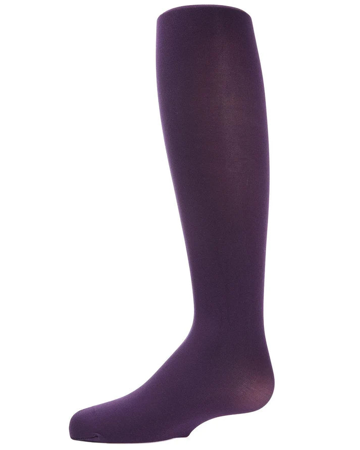 Memoi Girls Soft Pima Cotton Opaque Tights - Mk-301