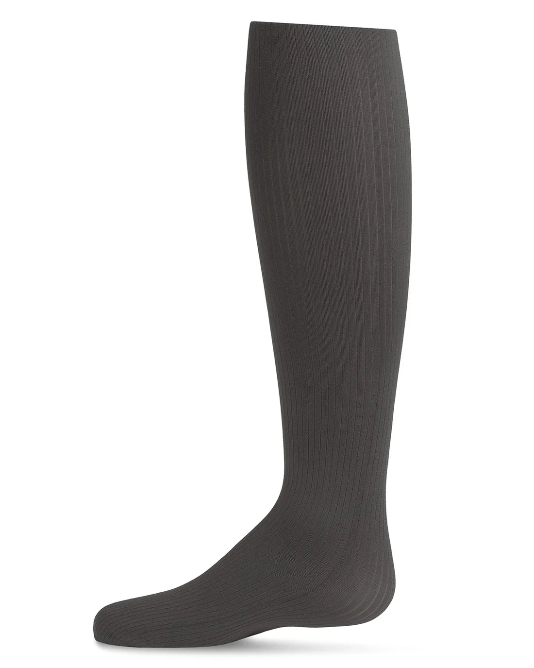 Memoi Girls' Opaque Fine Ribbed Nylon Tights MK - 214