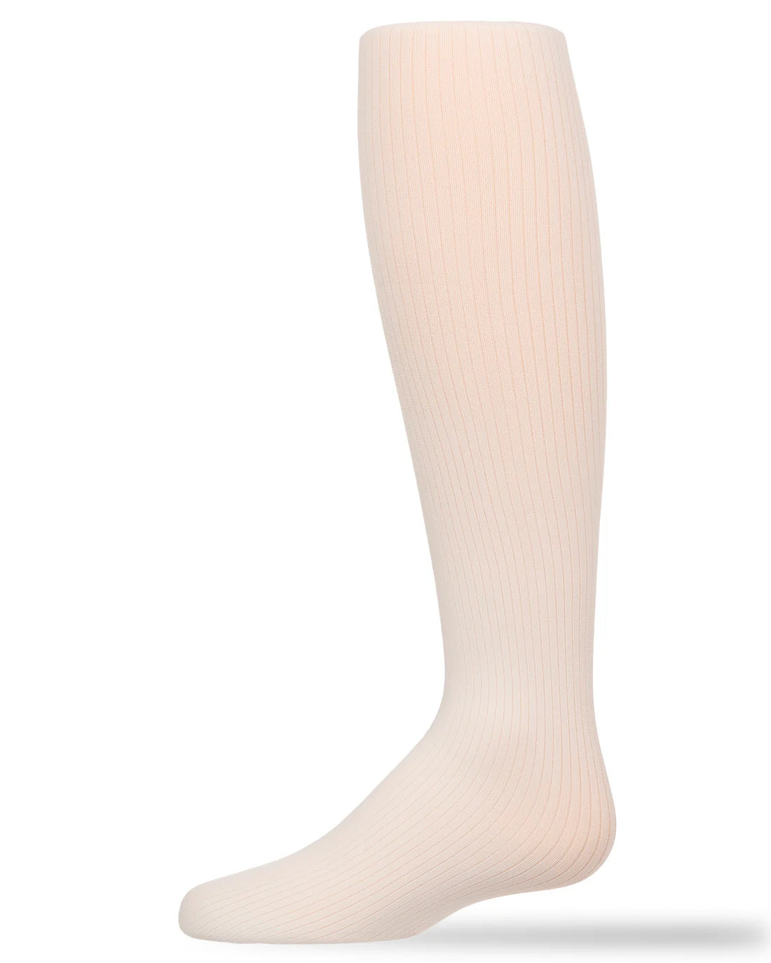 Memoi Girls' Opaque Fine Ribbed Nylon Tights MK - 214
