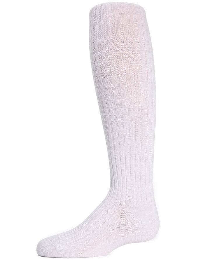 Memoi Girls Ribbed Cotton Blend Sweater Tights - Mk-302
