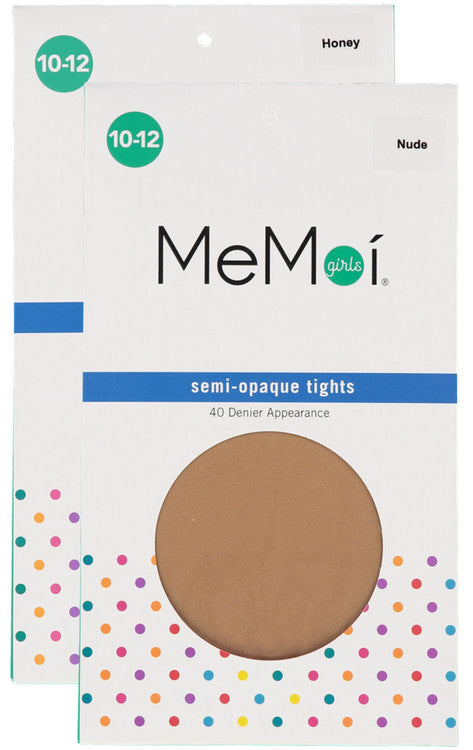 Memoi Girls Essentials Semi-Opaque 40 Denier Tights - Mk-305