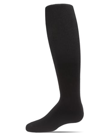 Memoi Thin Ribbed Cotton Tights MK - 315