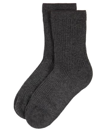 Memoi Thin Ribbed Crew Sock MK - 5204