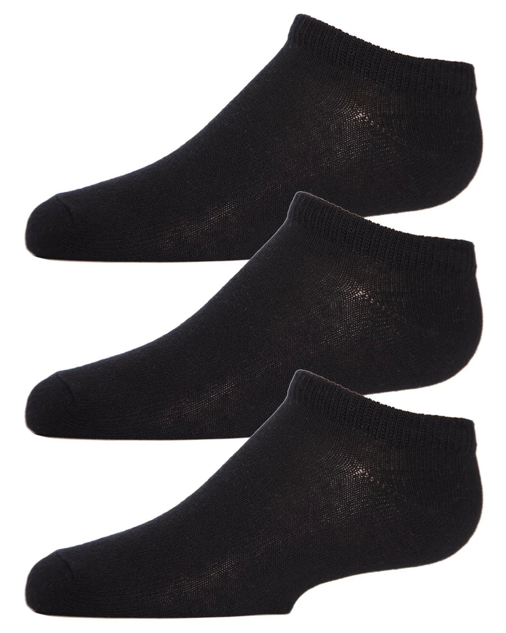 Memoi Kids Low Cut Cotton Blend Socks 3-Pack MK - 555