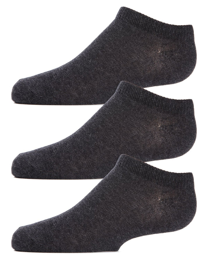 Memoi Kids Low Cut Cotton Blend Socks 3-Pack MK - 555