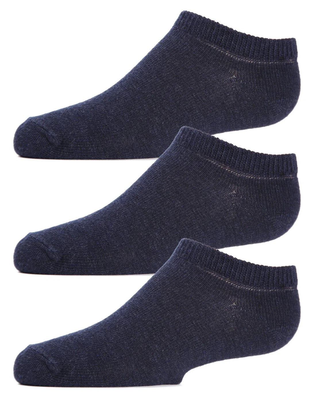 Memoi Kids Low Cut Cotton Blend Socks 3-Pack MK - 555