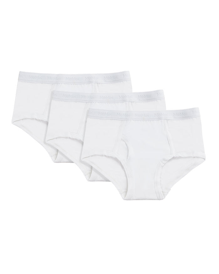 Memoi Boys Soft Cotton Blend Briefs 3 Pack