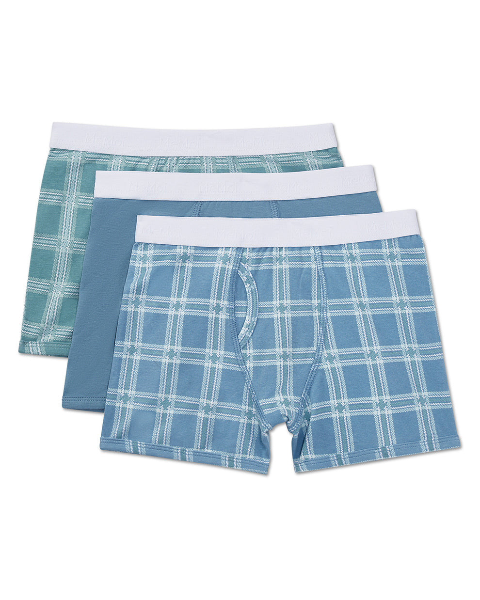 Plaid Multi Boxer Brief 3 Pair Pack - MKU - 1300