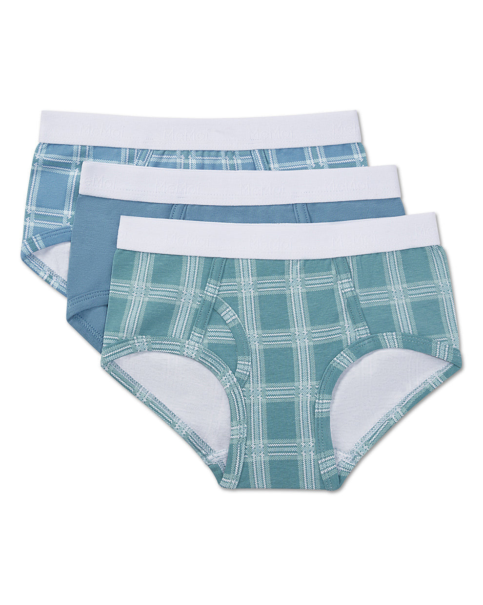 Plaid Multi Brief 3 Pair Pack - MKU - 1350