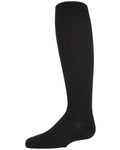 Memoi Infant Classic Ribbed Cotton Blend Opaque Tights MK-302B