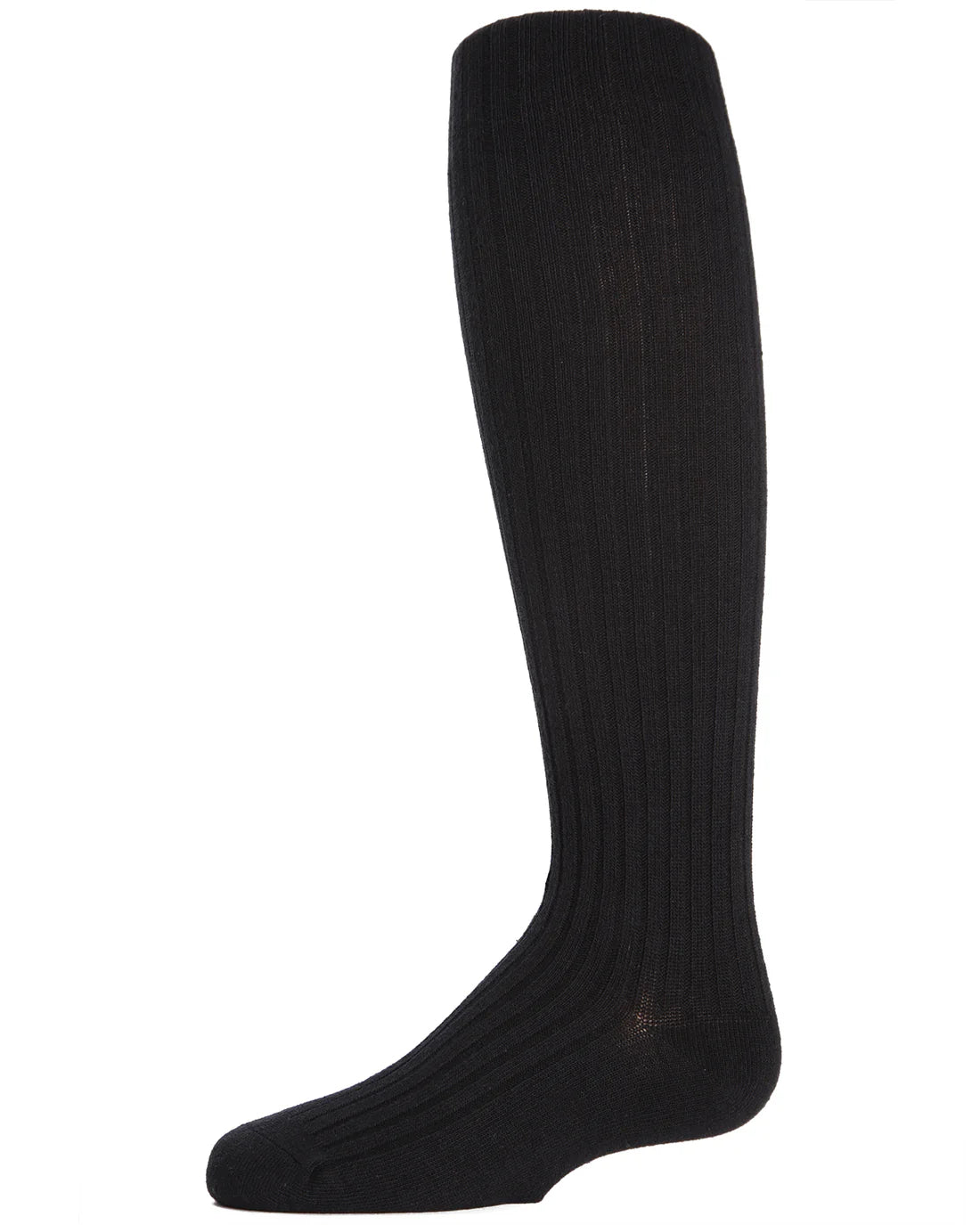 Memoi Infant Classic Ribbed Cotton Blend Opaque Tights MK-302B